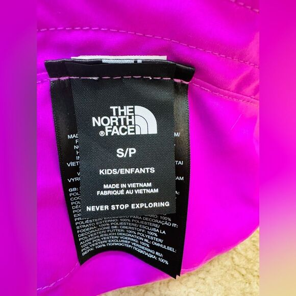 NWT The North Face Class V Reversible Bucket Hat in Violet Crocus Kids' Sz S - Picture 10 of 11